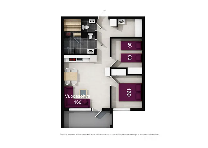 Lomavuokra Lingonberry Central, Ski-in Ski-out Levi