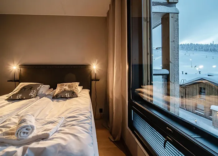 Lomavuokra Lingonberry Central, Ski-in Ski-out